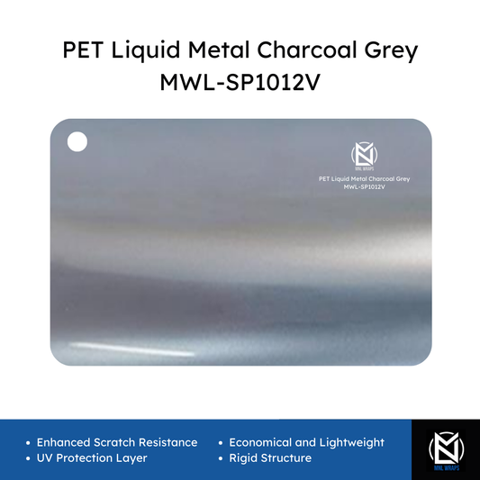 PET Liquid Metal Charcoal Grey MWL-SP1012V