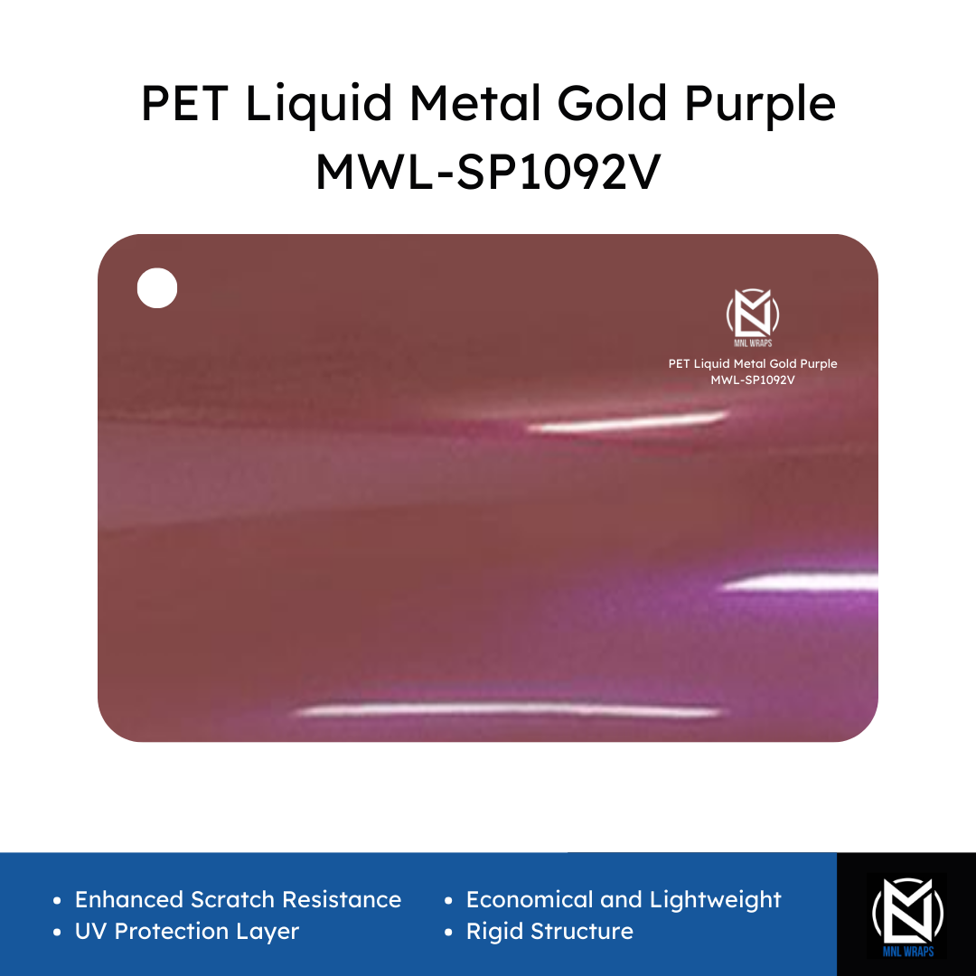 PET Liquid Metal Gold Purple MWL-SP1092V