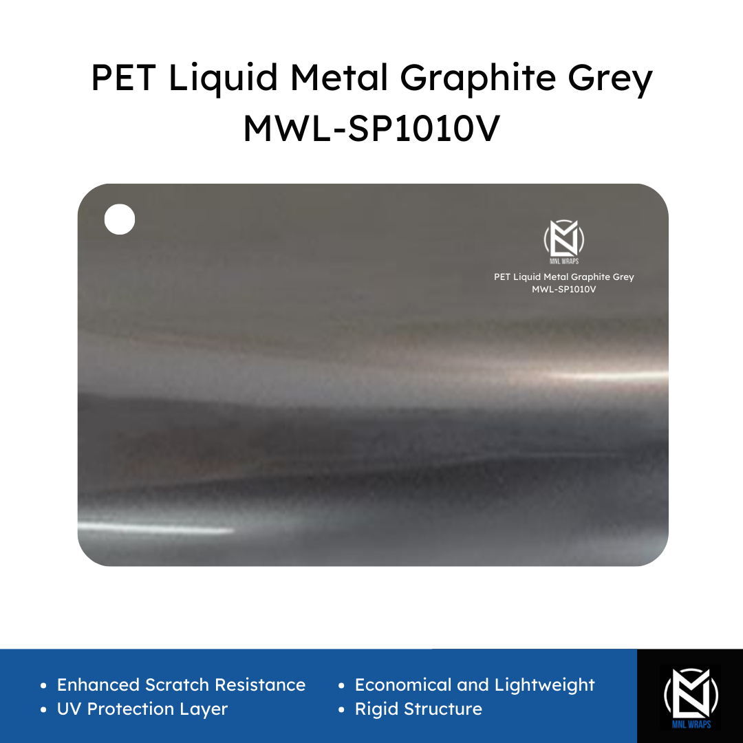 PET Liquid Metal Graphite Grey MWL-SP1010V