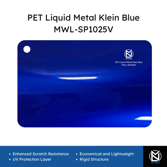 PET Liquid Metal Klein Blue MWL-SP1025V
