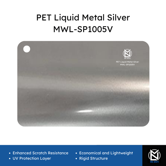 PET Liquid Metal Silver MWL-SP1005V