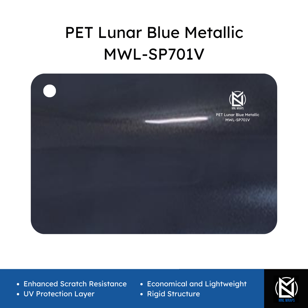 PET Lunar Blue Metallic MWL-SP701V