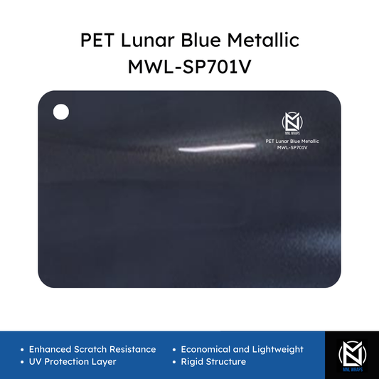 PET Lunar Blue Metallic MWL-SP701V