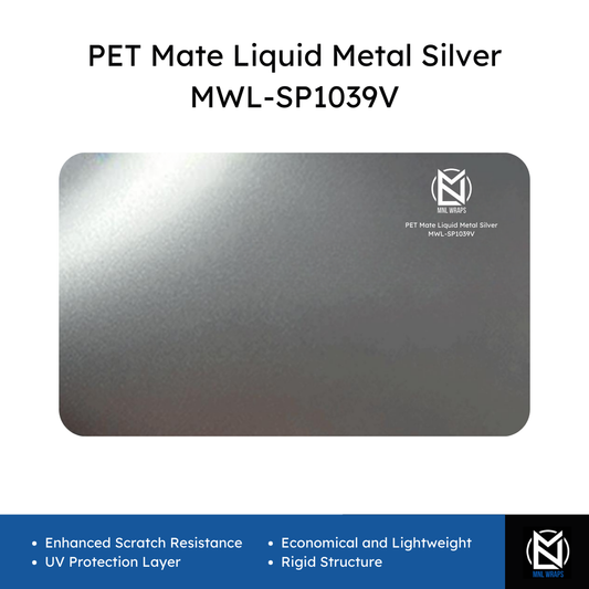 PET Mate Liquid Metal Silver MWL-SP1039V
