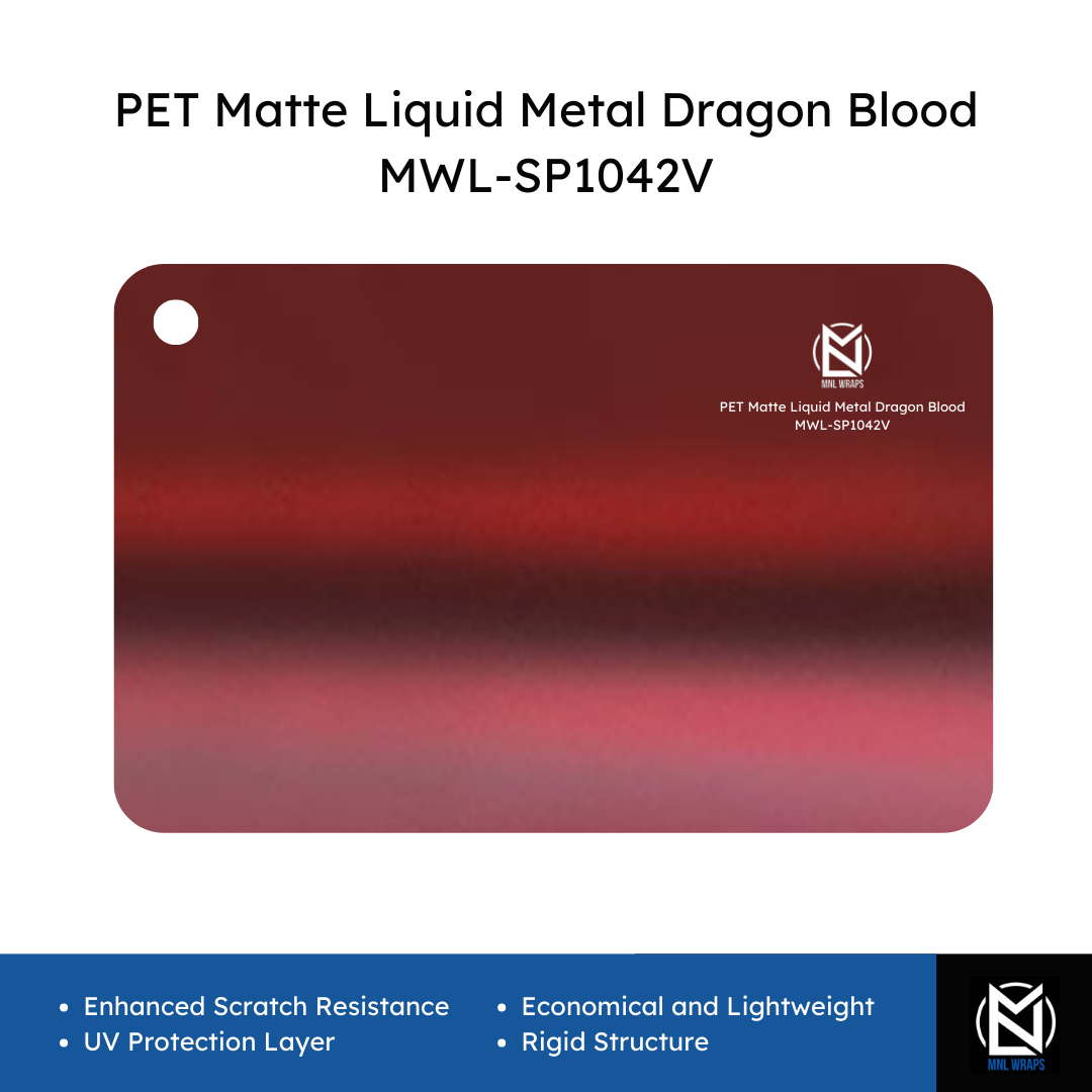 PET Matte Liquid Metal Dragon Blood MWL-SP1042V