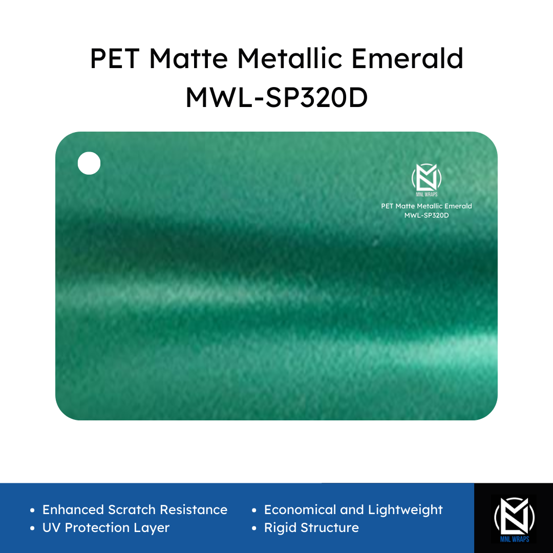 PET Matte Metallic Emerald MWL-SP320D