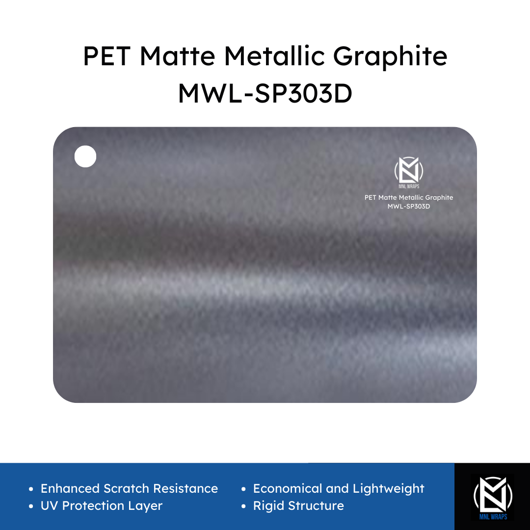 PET Matte Metallic Graphite MWL-SP303D
