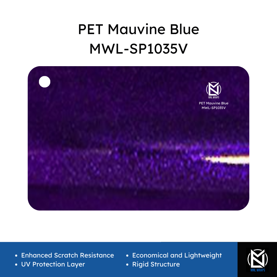 PET Mauvine Blue MWL-SP1035V