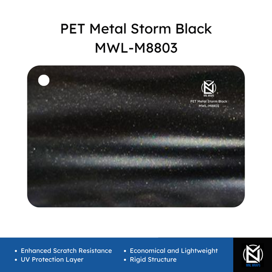 PET Metal Storm Black MWL-M8803