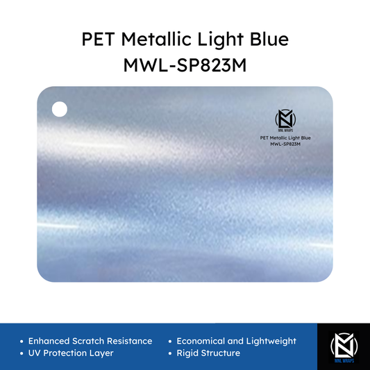 PET Metallic Light Blue MWL-SP823M