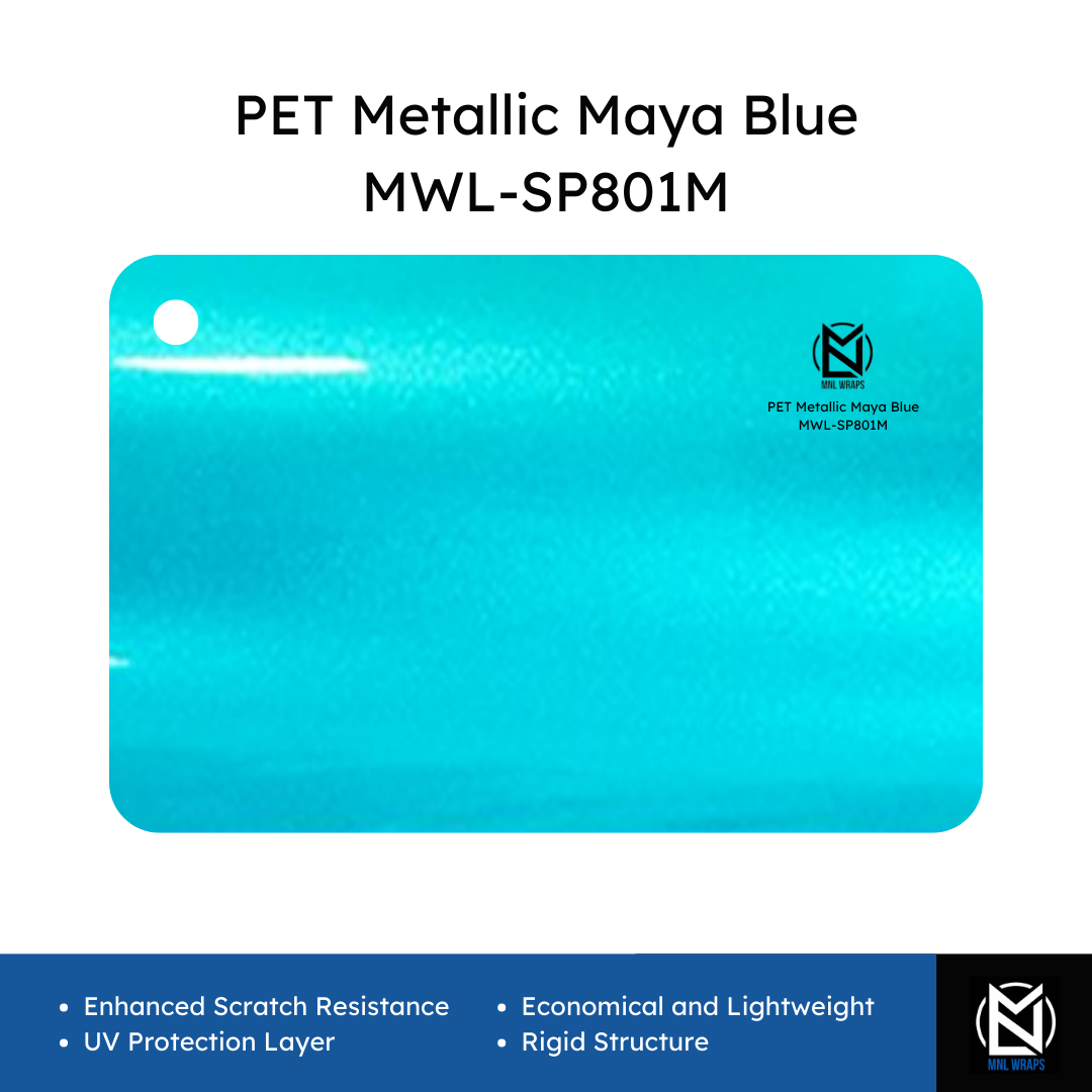 PET Metallic Maya Blue MWL-SP801M