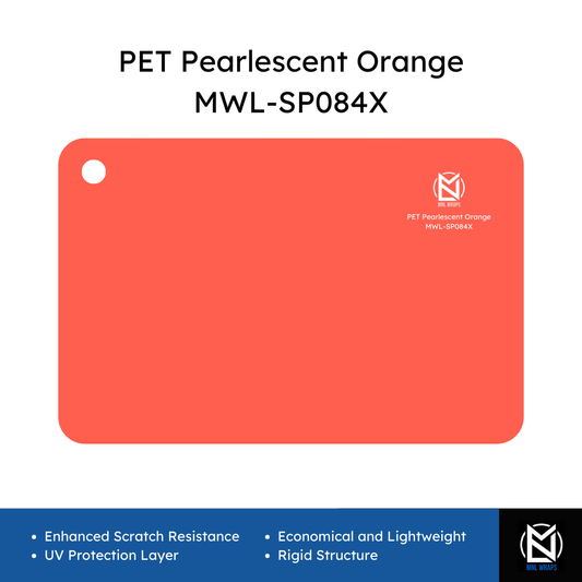 PET Pearlescent Orange MWL-SP084X