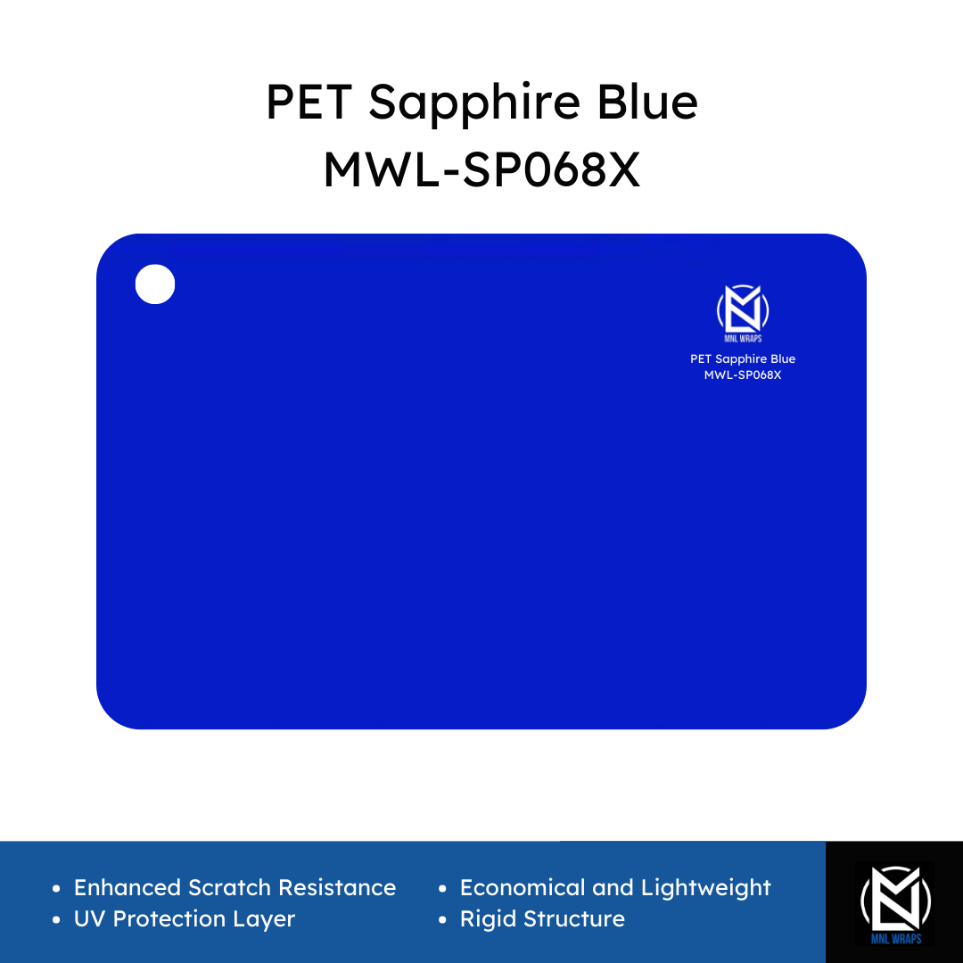 PET Sapphire Blue MWL-SP068X