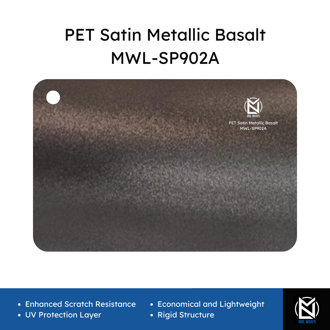 PET Satin Metallic Basalt MWL-SP902A