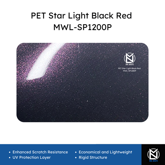 PET Star Light Black Red MWL-SP1200P