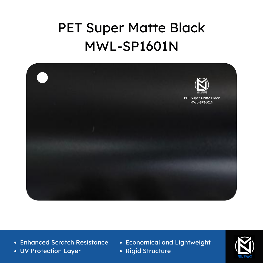 PET Super Matte Black MWL-SP1601N