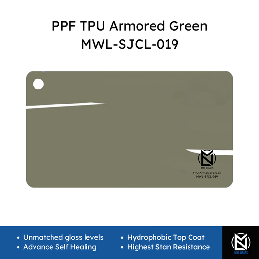 PPF TPU Armored Green MWL-SJCL-019