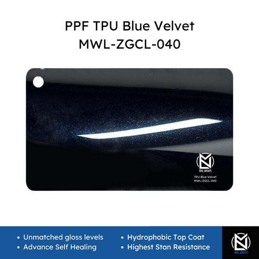 PPF TPU Blue Velvet MWL-ZGCL-040