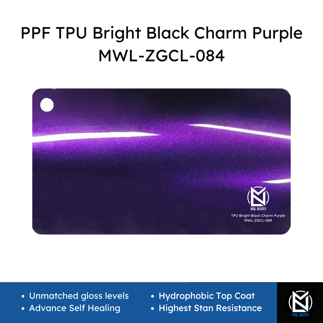 PPF TPU Bright Black Charm Purple MWL-ZGCL-084