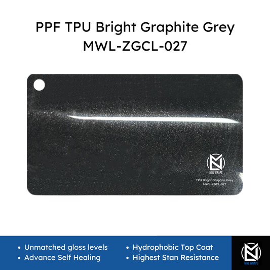 PPF TPU Bright Graphite Grey MWL-ZGCL-027