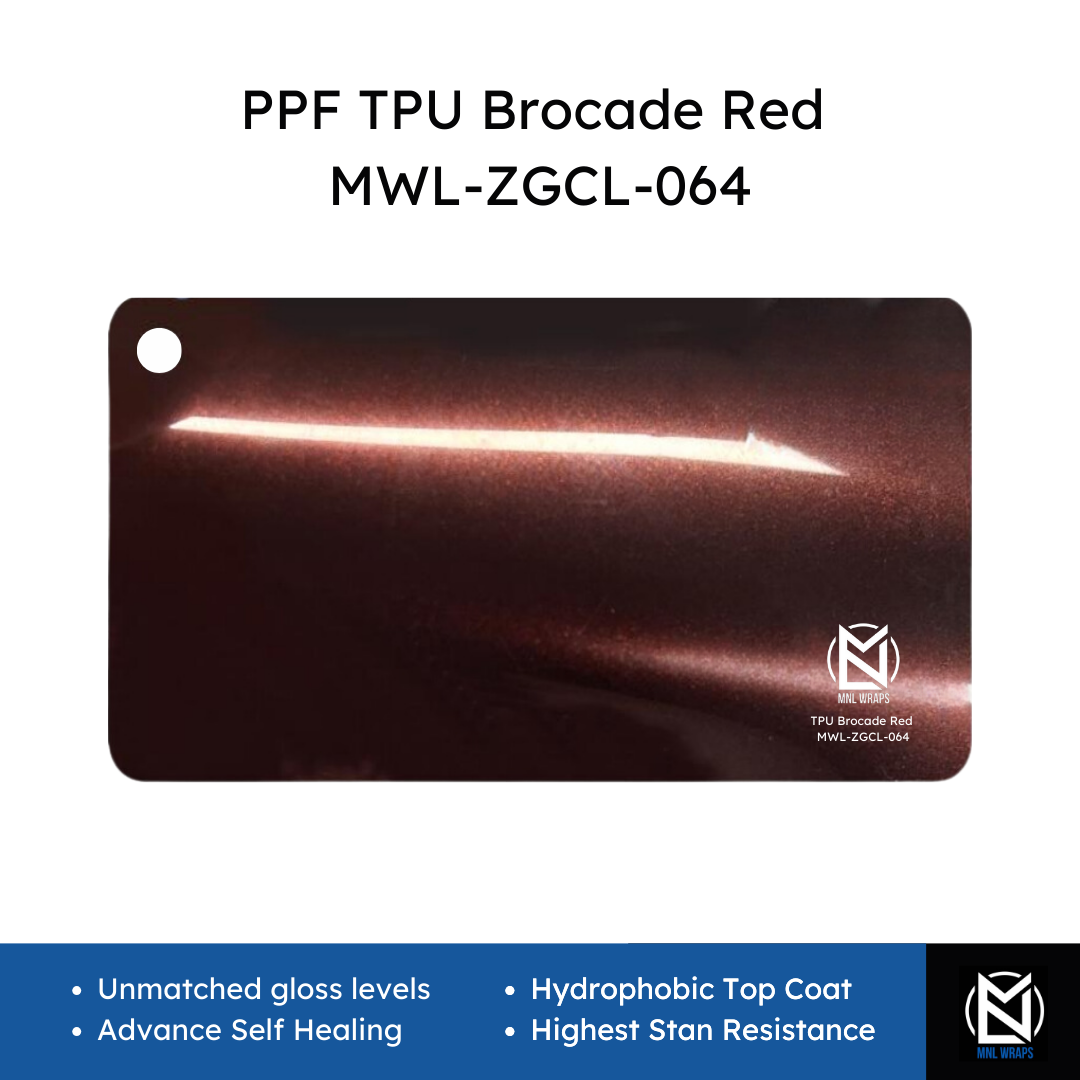 PPF TPU Brocade Red MWL-ZGCL-064