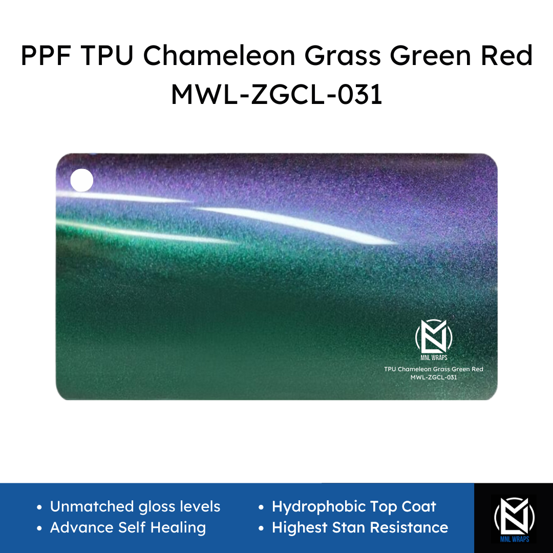 PPF TPU Chameleon Grass Green Red MWL-ZGCL-031