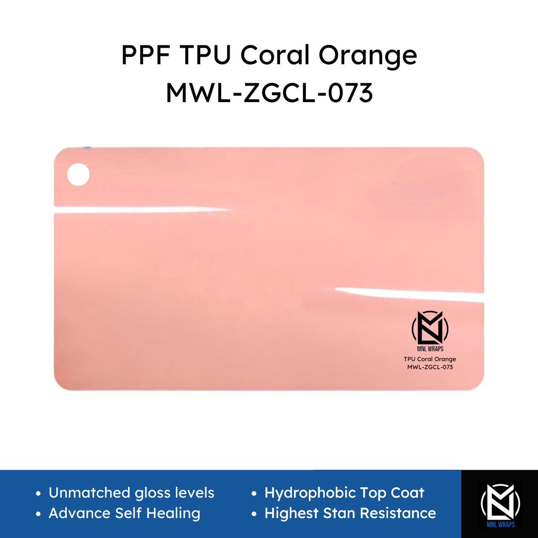 PPF TPU Coral Orange MWL-ZGCL-073