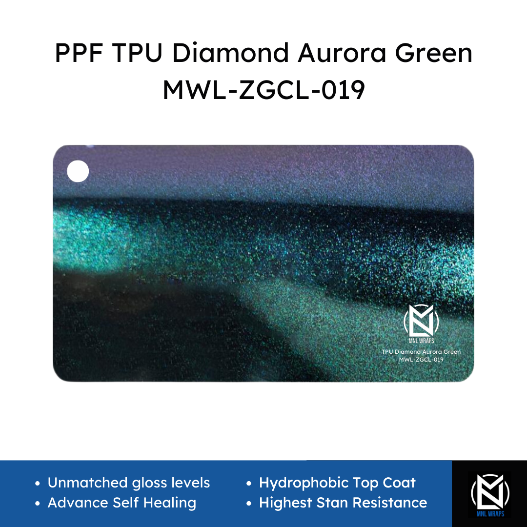 PPF TPU Diamond Aurora Green MWL-ZGCL-019