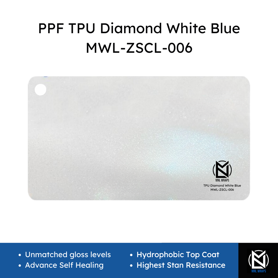 PPF TPU Diamond White Blue MWL-ZSCL-006