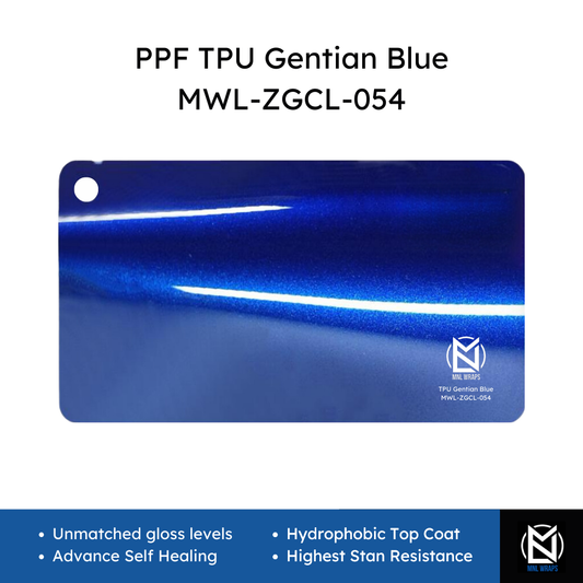 PPF TPU Gentian Blue MWL-ZGCL-054