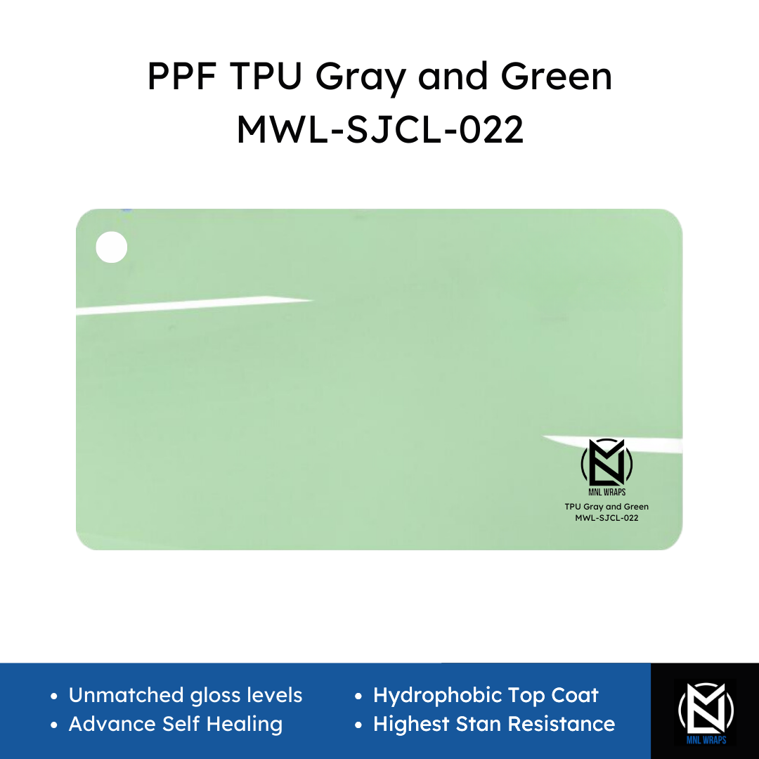 PPF TPU Gray and Green MWL-SJCL-022