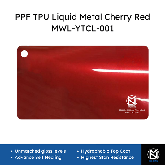 PPF TPU Liquid Metal Cherry Red MWL-YTCL-001