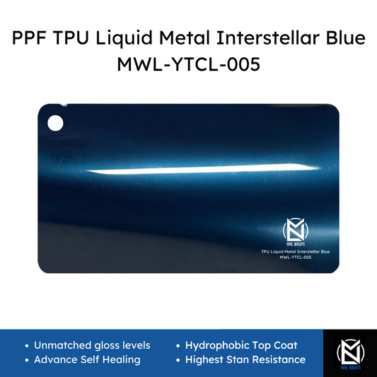 PPF TPU Liquid Metal Interstellar Blue MWL-YTCL-005