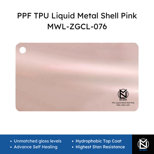 PPF TPU Liquid Metal Shell Pink MWL-ZGCL-076
