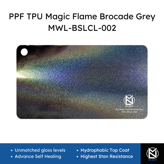 PPF TPU Magic Flame Brocade Grey MWL-BSLCL-002