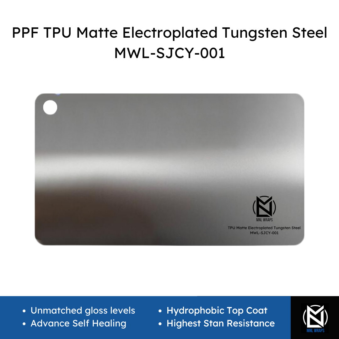 PPF TPU Matte Electroplated Tungsten Steel MWL-SJCY-001