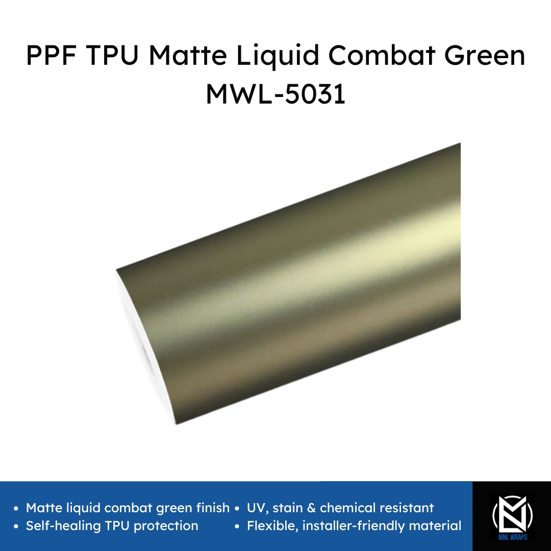 PPF TPU Matte Liquid Combat Green MWL-5031