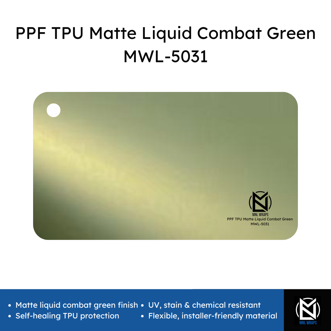PPF TPU Matte Liquid Combat Green MWL-5031