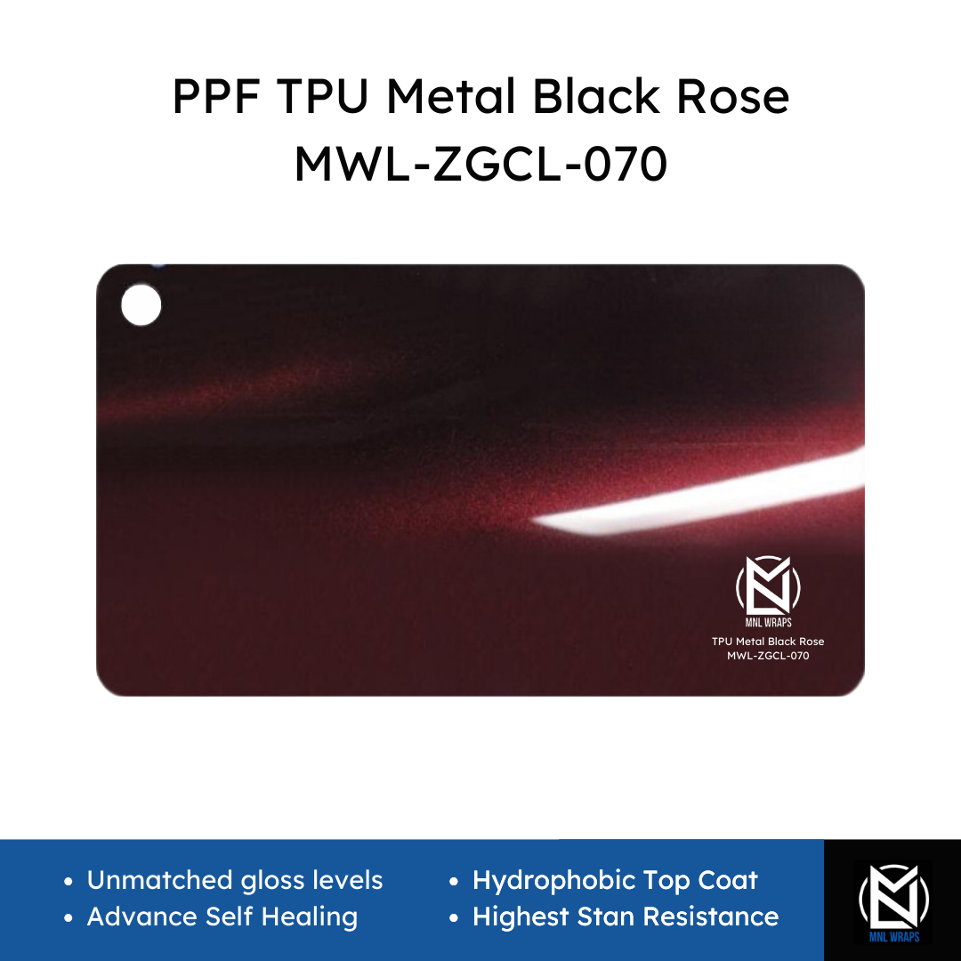 PPF TPU Metal Black Rose MWL-ZGCL-070