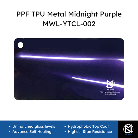 PPF TPU Metal Midnight Purple MWL-YTCL-002