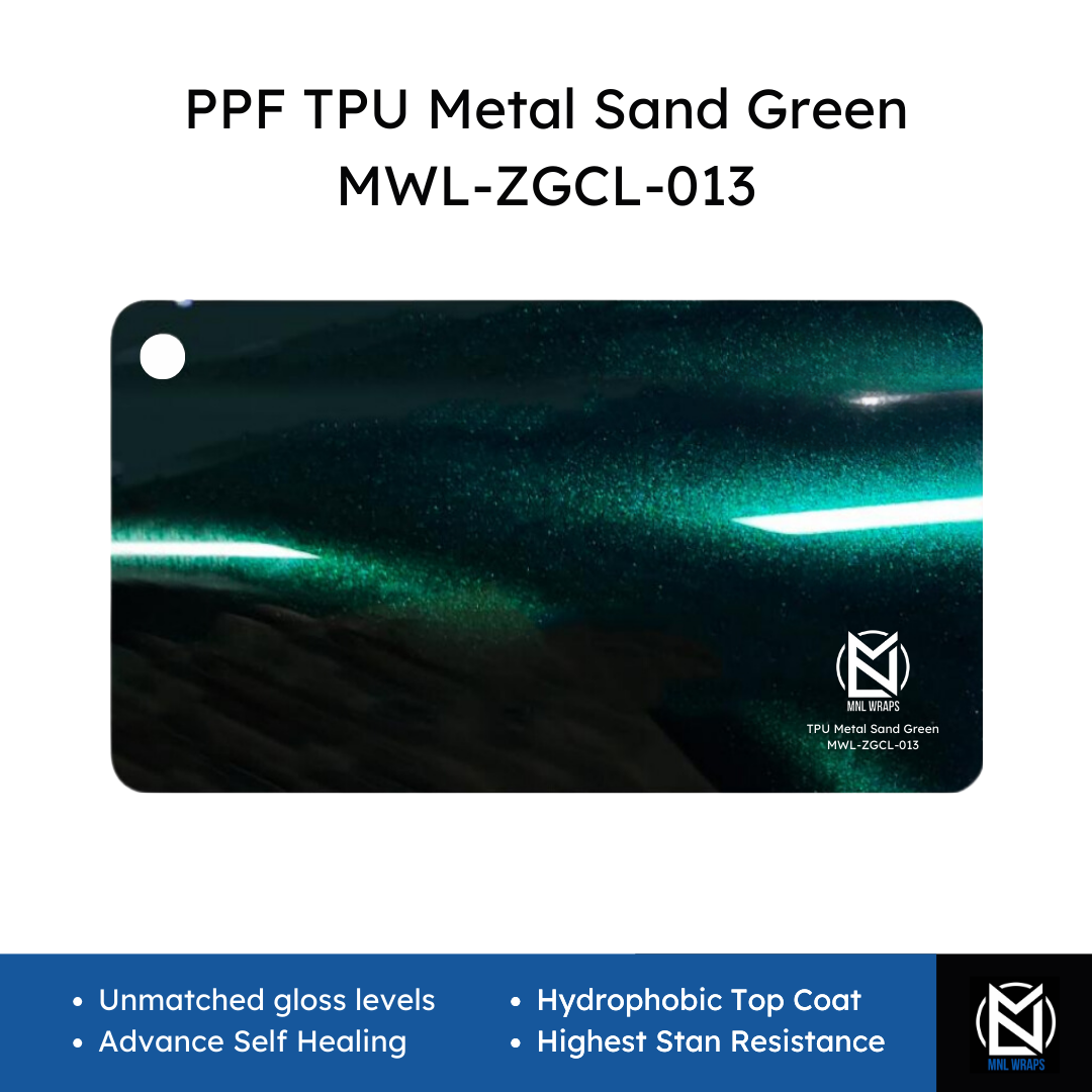 PPF TPU Metal Sand Green MWL-ZGCL-013