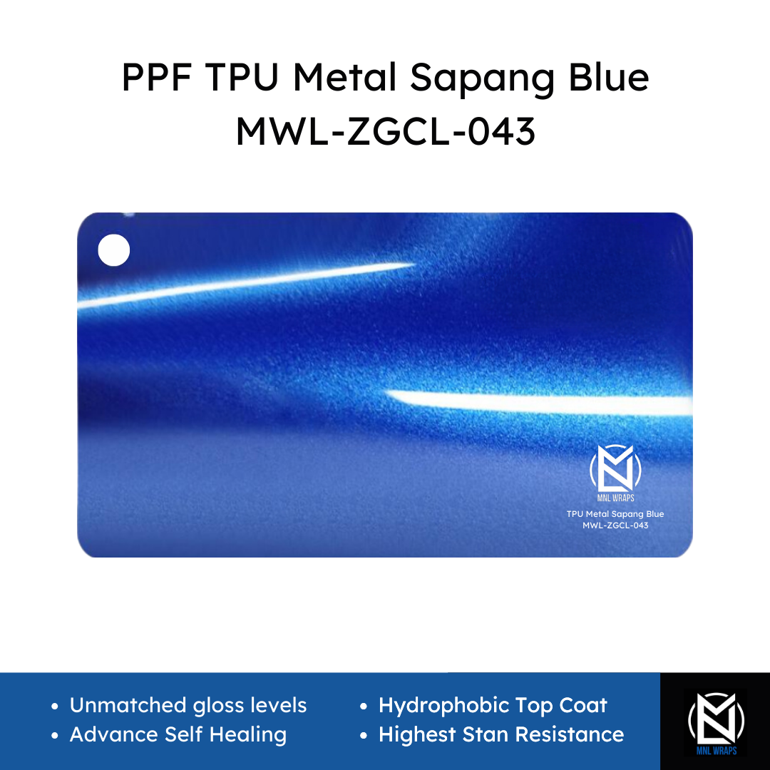 PPF TPU Metal Sapang Blue MWL-ZGCL-043