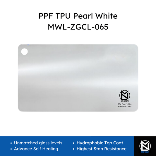 PPF TPU Pearl White MWL-ZGCL-065