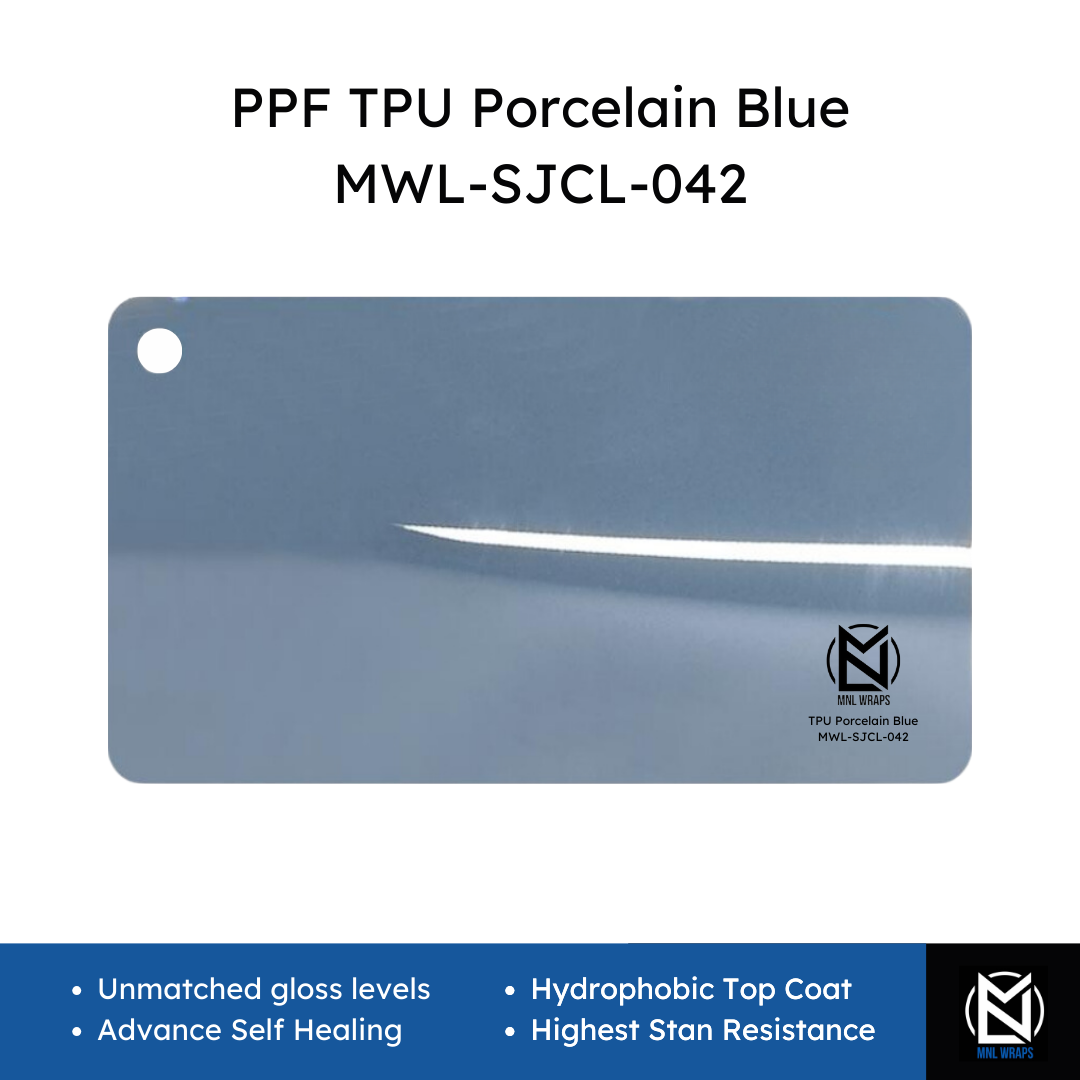 PPF TPU Porcelain Blue MWL-SJCL-042