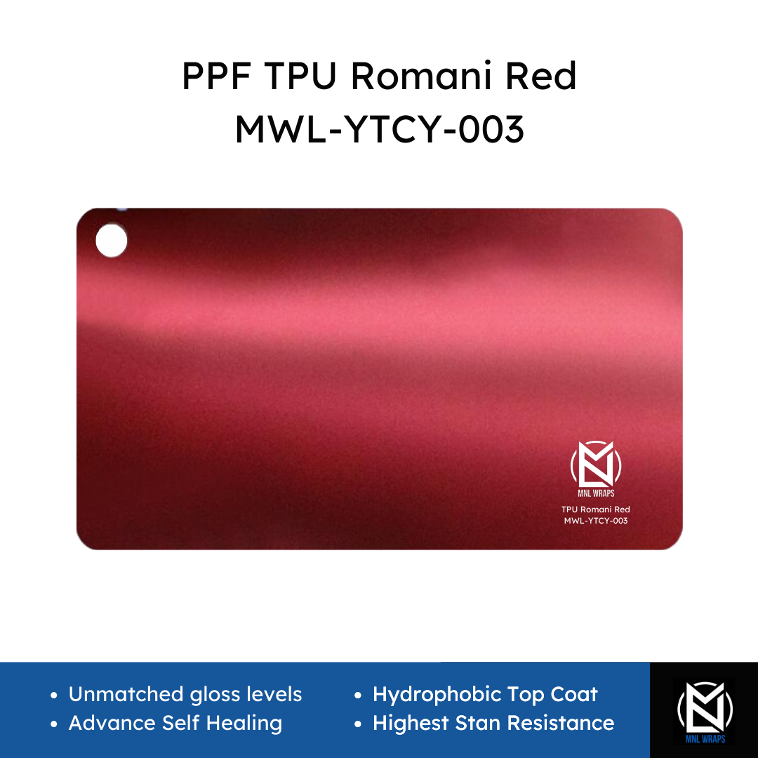 PPF TPU Romani Red MWL-YTCY-003