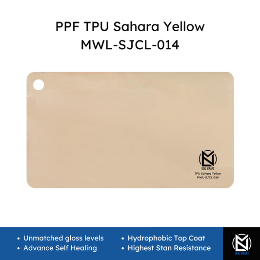 PPF TPU Sahara Yellow MWL-SJCL-014