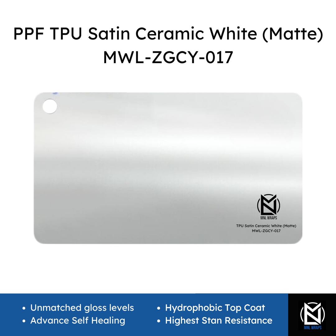 PPF TPU Satin Ceramic White (Matte) MWL-ZGCY-017