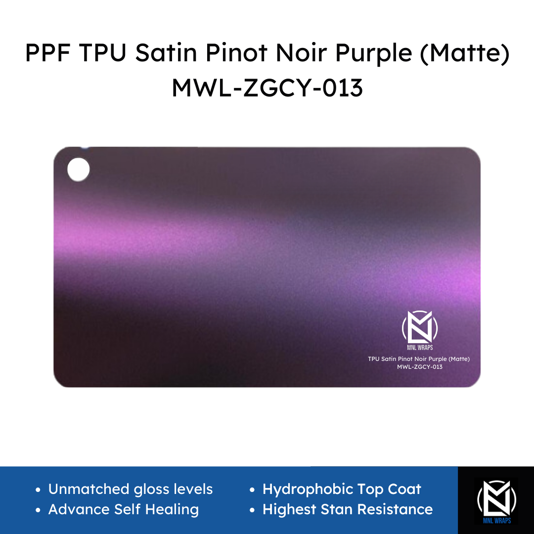 PPF TPU Satin Pinot Noir Purple (Matte) MWL-ZGCY-013