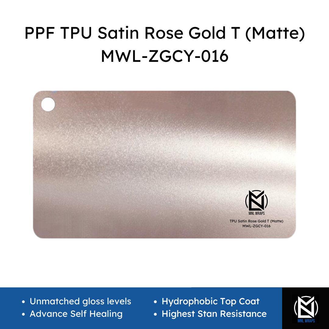 PPF TPU Satin Rose Gold T (Matte) MWL-ZGCY-016