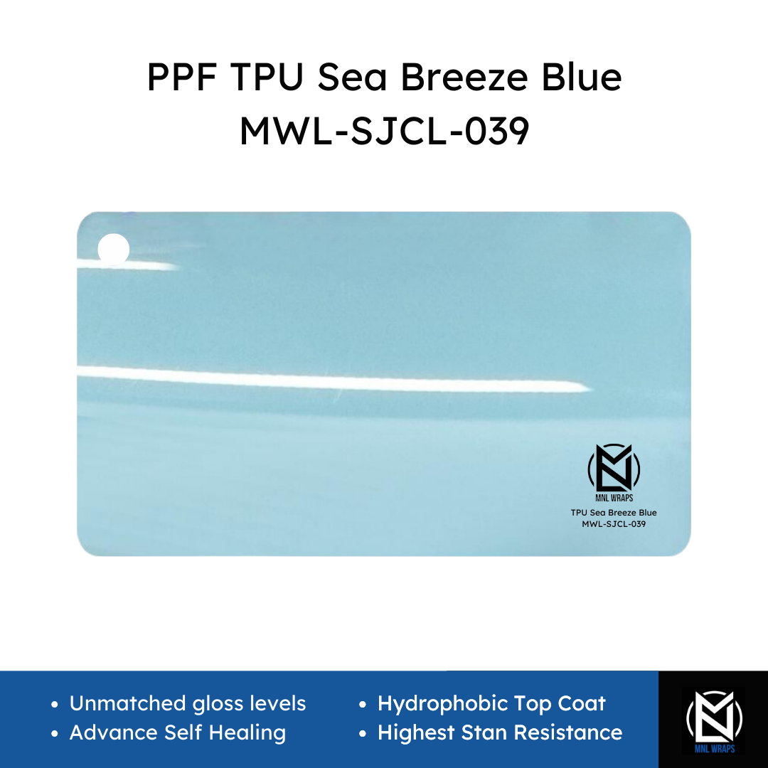 PPF TPU Sea Breeze Blue MWL-SJCL-039